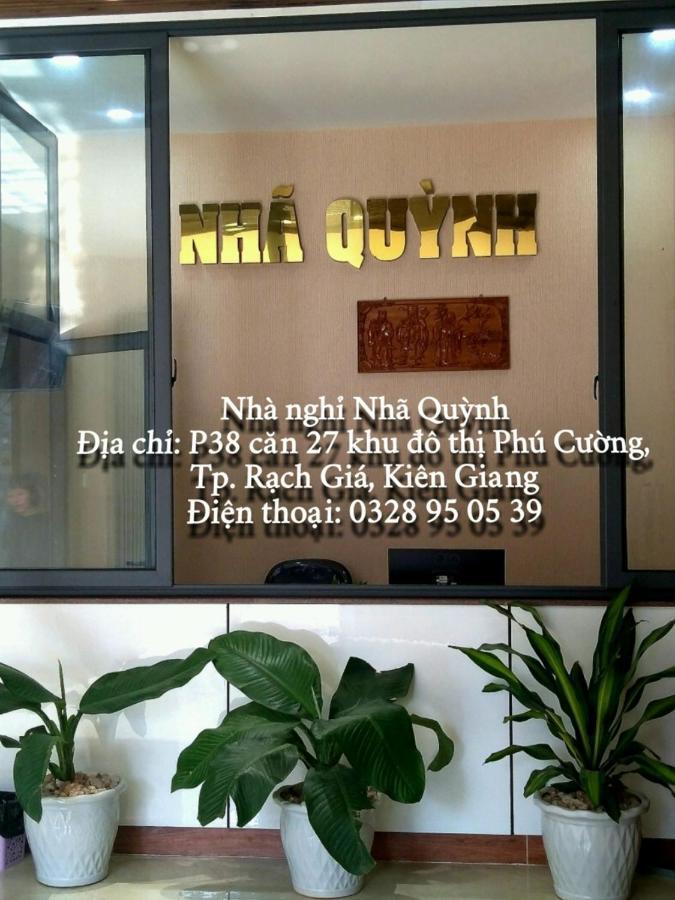 Nhã QuỳNh Hotel Rạch Giá Eksteriør billede